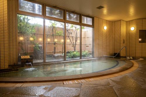 Nakatsugawa Onsen Hotel Hanasarasa内部或周边的泳池