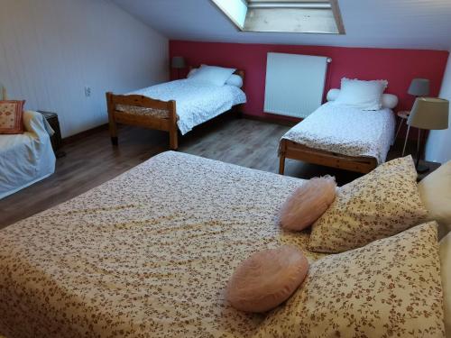 La maison de Céline客房内的一张或多张床位