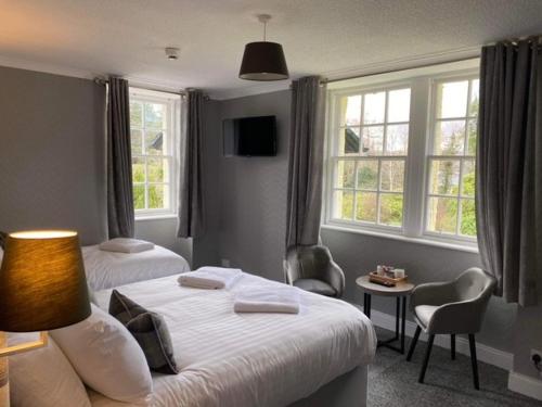 Isle of Skye Guest House客房内的一张或多张床位