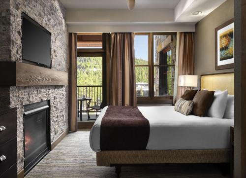 Hyatt Vacation Club at Northstar Lodge客房内的一张或多张床位