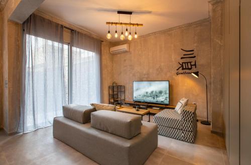 Lepanto Luxury Apartments GF的休息区