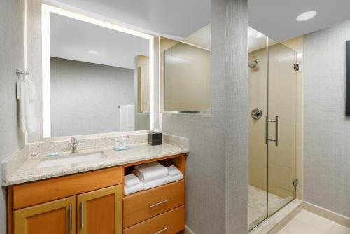 劳德代尔堡机场/邮轮港凯悦酒店的一间浴室