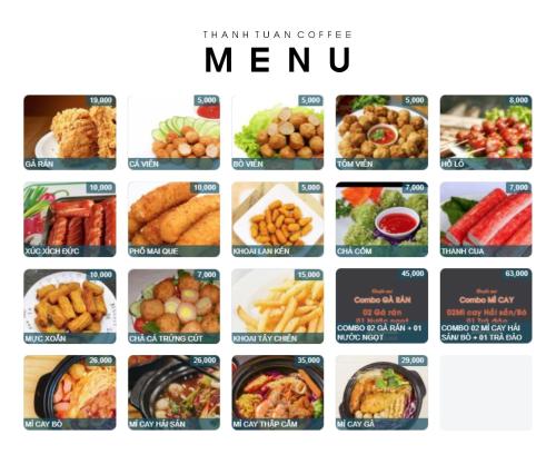 Vinh HoaThanh Tuan Motel的各种不同食物的照片拼凑而成