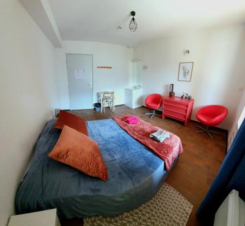 Auberge Collective Cozy&Family客房内的一张或多张床位