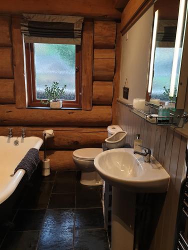 Newland Valley Log Cabins的一间浴室