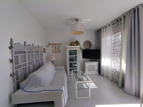 Casa Dan "Residencial Las Dunas"客房内的一张或多张双层床