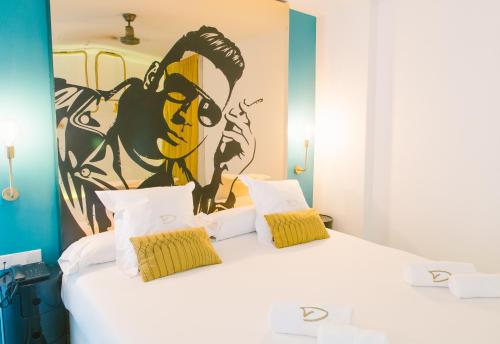 Dorado Ibiza - Adults Only客房内的一张或多张床位