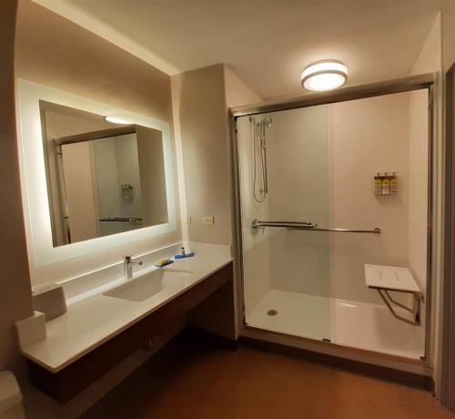特里希迪智选假日酒店的一间浴室