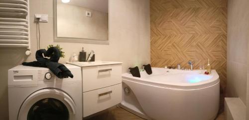 Apartament z Sauna i Jacuzzi的一间浴室