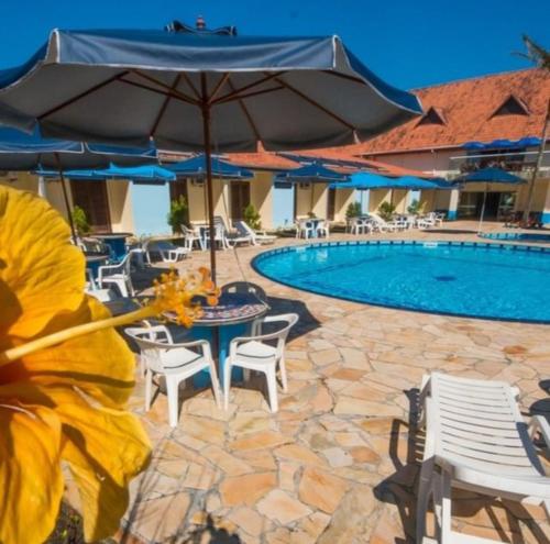 Hotel Rota do Sol内部或周边的泳池