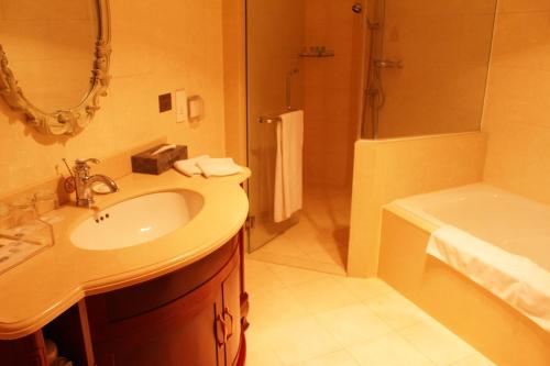 北京五洲大酒店的一间浴室