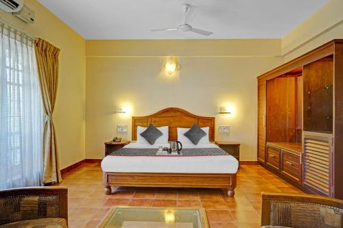 The Fort Manor Hotel - Kochi Kerala客房内的一张或多张床位