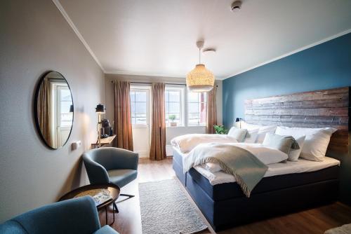 Hustadvika Havhotell - by Classic Norway Hotels客房内的一张或多张床位