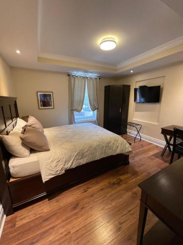 渥太华世纪之家住宿加早餐旅馆客房内的一张或多张床位