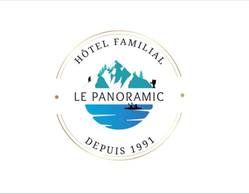 韦尔东河畔拉帕吕Hôtel le Panoramic - Votre Hôtel au cœur des Gorges du Verdon的泛泛地标徽章