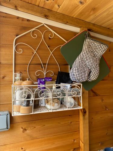 The Yurt @ Osmore的厨房或小厨房