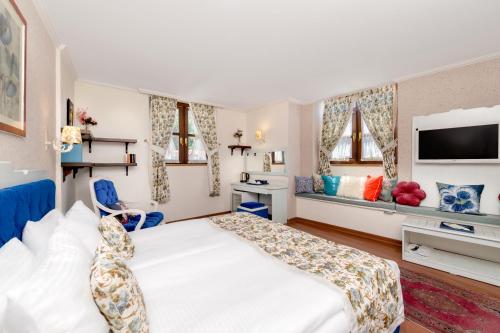 阿达利亚港酒店 客房内的一张或多张床位