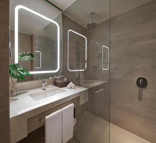 槟城国际会展中心阿玛瑞酒店的一间浴室