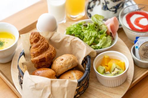 京都三条室町别墅酒店提供给客人的早餐选择
