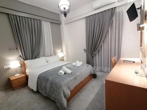 加拉克西迪酒店客房内的一张或多张床位