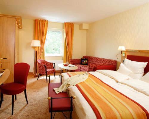 福拉克斯韦拉塔生态酒店客房内的一张或多张床位