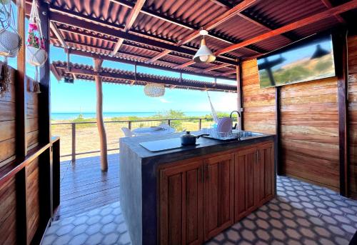 Corazon Guajiro Cabaña frente a Playa Solitaria en Dibulla cerca a Palomino - Cabin in front of Solitary Beachs平面图