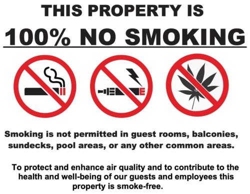 北怀尔德伍德Grecian Garden Motel的客房内禁止吸烟和吸烟。