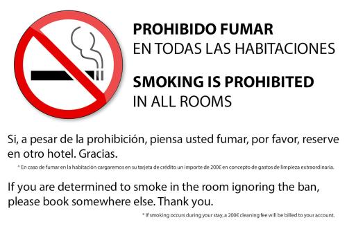 塞维利亚马斯特兰扎酒店的所有客房均禁止吸烟。