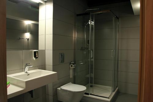 Noclegi Złota Podkowa的一间浴室