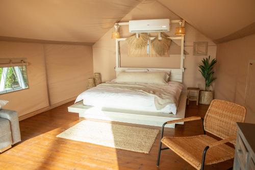 Sky Glamping boutique客房内的一张或多张床位