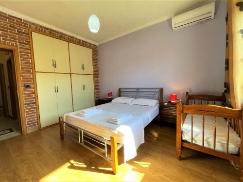 Vila Licenji客房内的一张或多张床位