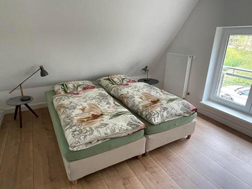 Kleines Haus am Feld客房内的一张或多张床位