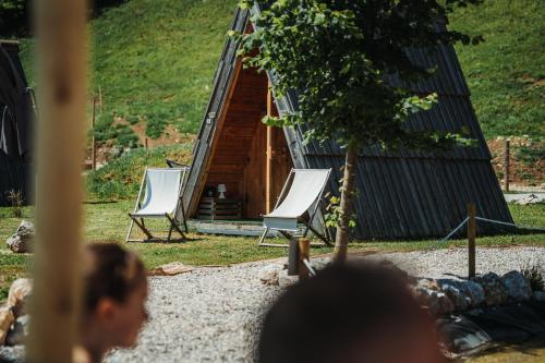 Glamping alp hut in camping Garden Park平面图