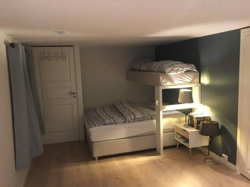 Senja, Skaland apartment客房内的一张或多张双层床