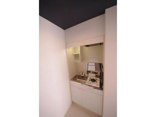 金泽HOTEL APT SESELA - Vacation STAY 12880的一间带水槽和镜子的浴室