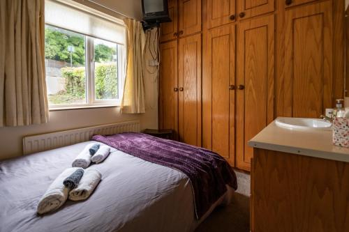 Gleann Na Smol客房内的一张或多张床位