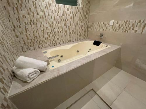 ABERDEEN HOTEL DOLORES HIDALGO的一间浴室