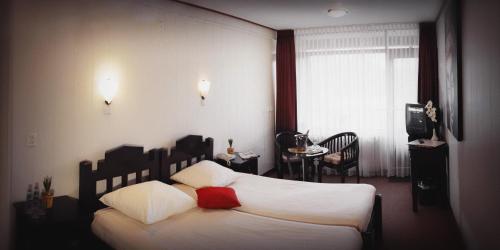 登海尔德酒店客房内的一张或多张床位
