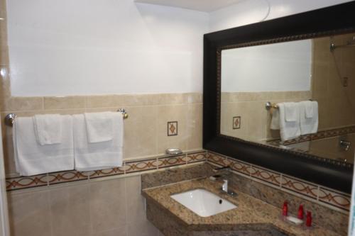 埃多拉多汽车旅馆的一间浴室