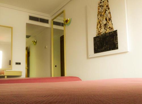 阿祖奎卡酒店客房内的一张或多张床位