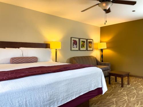 萨克拉门托总督酒店客房内的一张或多张床位