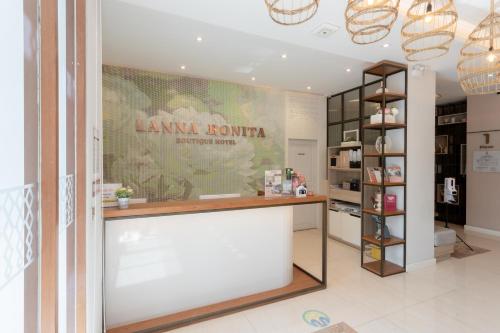 Lanna Bonita Boutique Hotel大厅或接待区