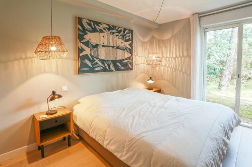 Villa Pinkmary Pour 10 Personnes客房内的一张或多张床位