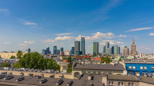 华沙Waryńskiego 9 - piękna panorama miasta - Smart TV 42 cale - WiFi - ekspres kapsułkowy - w pełni wyposażona kuchnia的相册照片