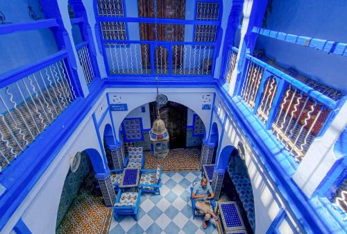 Riad Mauritania的休息区