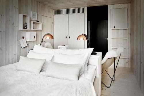 北极树屋酒店 客房内的一张或多张床位