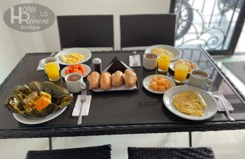 里维埃拉精品酒店提供给客人的早餐选择