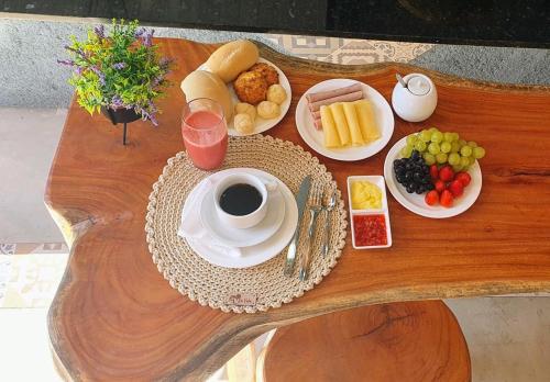 Pousada La Vita提供给客人的早餐选择