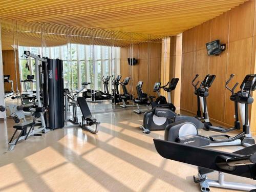 Cozy Studio Suite in Taman Anggrek Residences的健身中心和/或健身设施