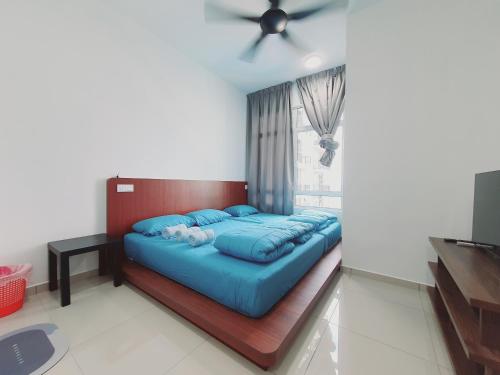 Nice Condo Novo 8 Residence Kampung Lapan nr Jonker Walk Melaka客房内的一张或多张床位